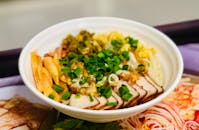 Shallow Focus Photo of Dish on White Ceramic Bowl