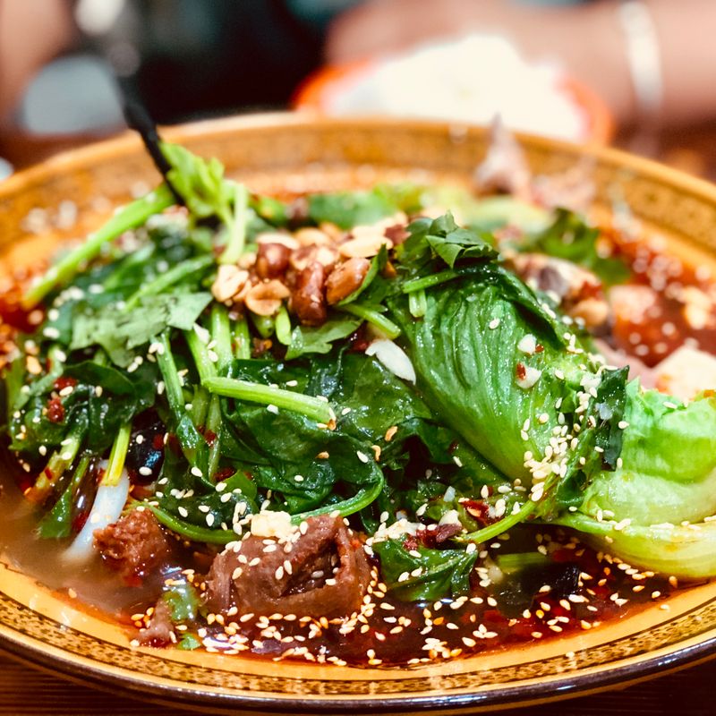 Bok Choy and Snap Pea Salad with Ginger-Sesame Dressing