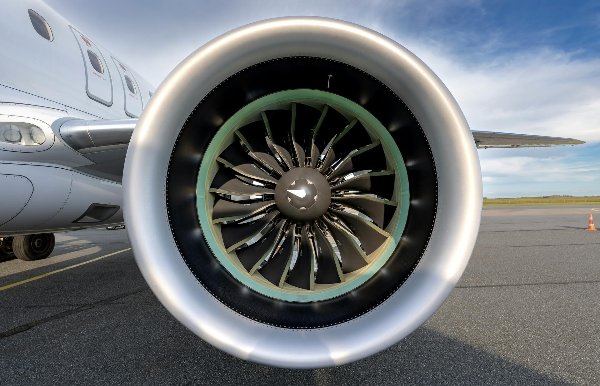 Photo of a Jet Engine