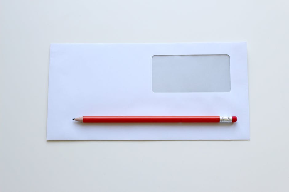 blank, empty, envelope