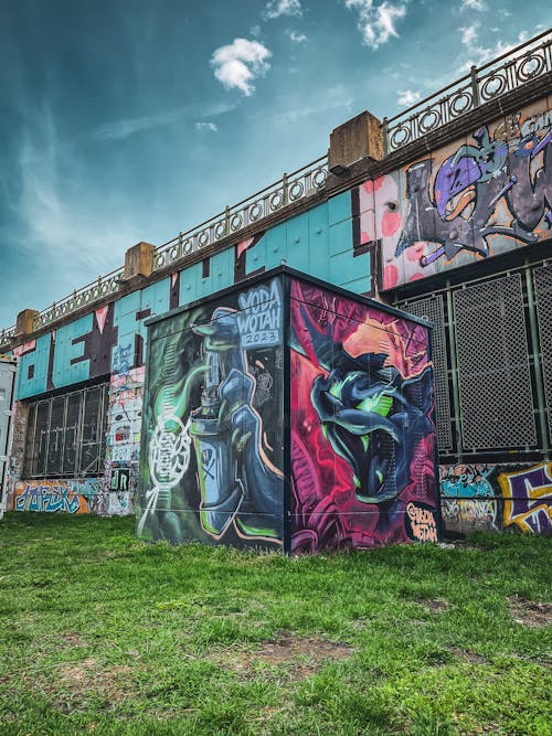Avusturya, duvar yazısı, grafiti duvarı içeren Ücretsiz stok fotoğraf