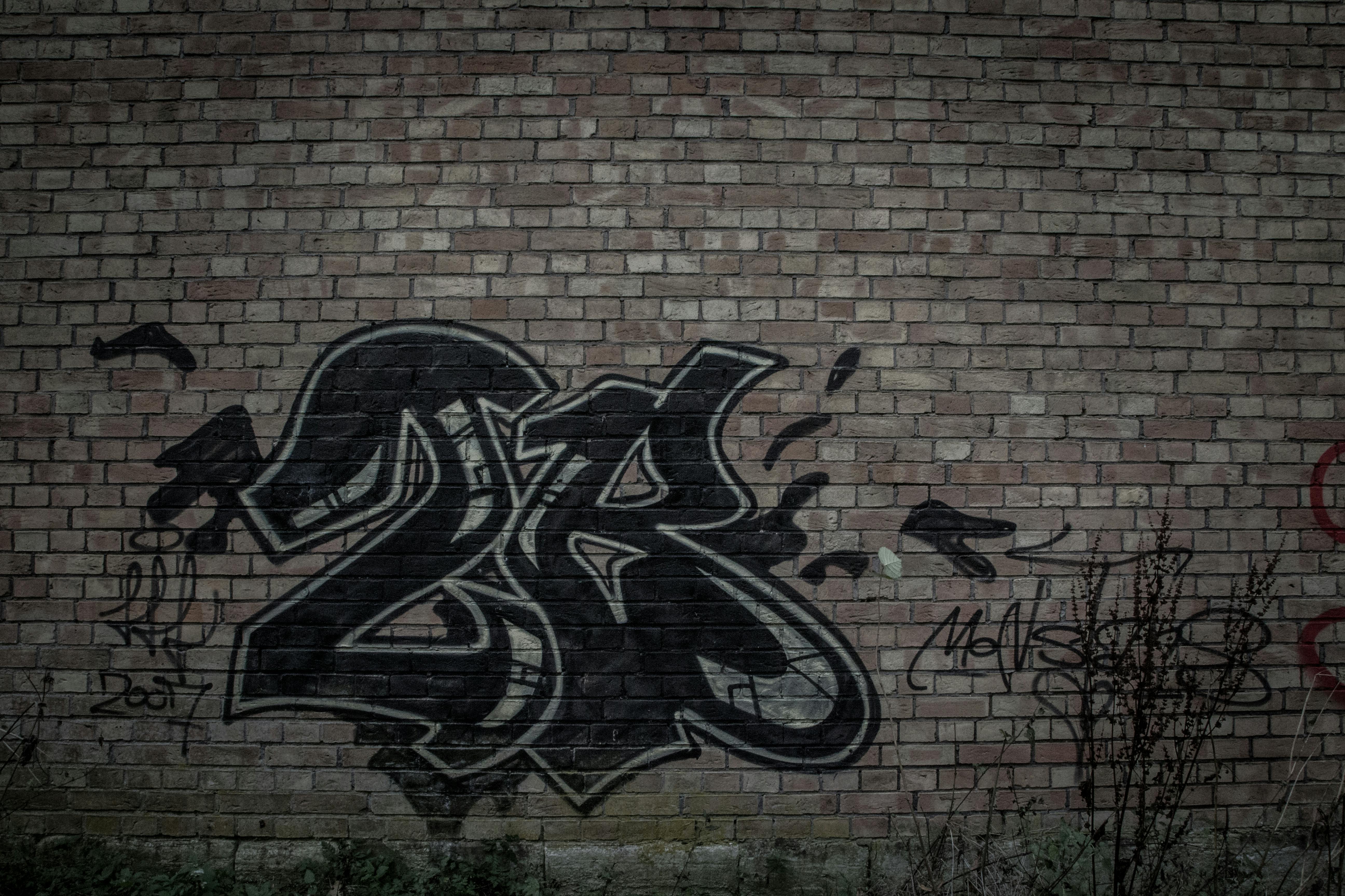 Graffiti Black Wall - Graffiti Ideen