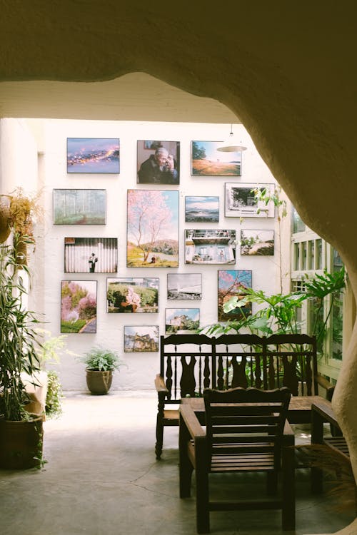 Free stock photo of cafe interior, chair, home decor