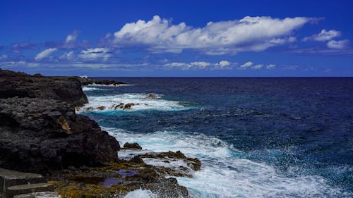 Free stock photo of beach, clouds, coast