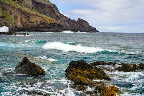 Free stock photo of beach, clouds, coast