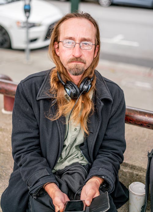 Man In Black Jacket