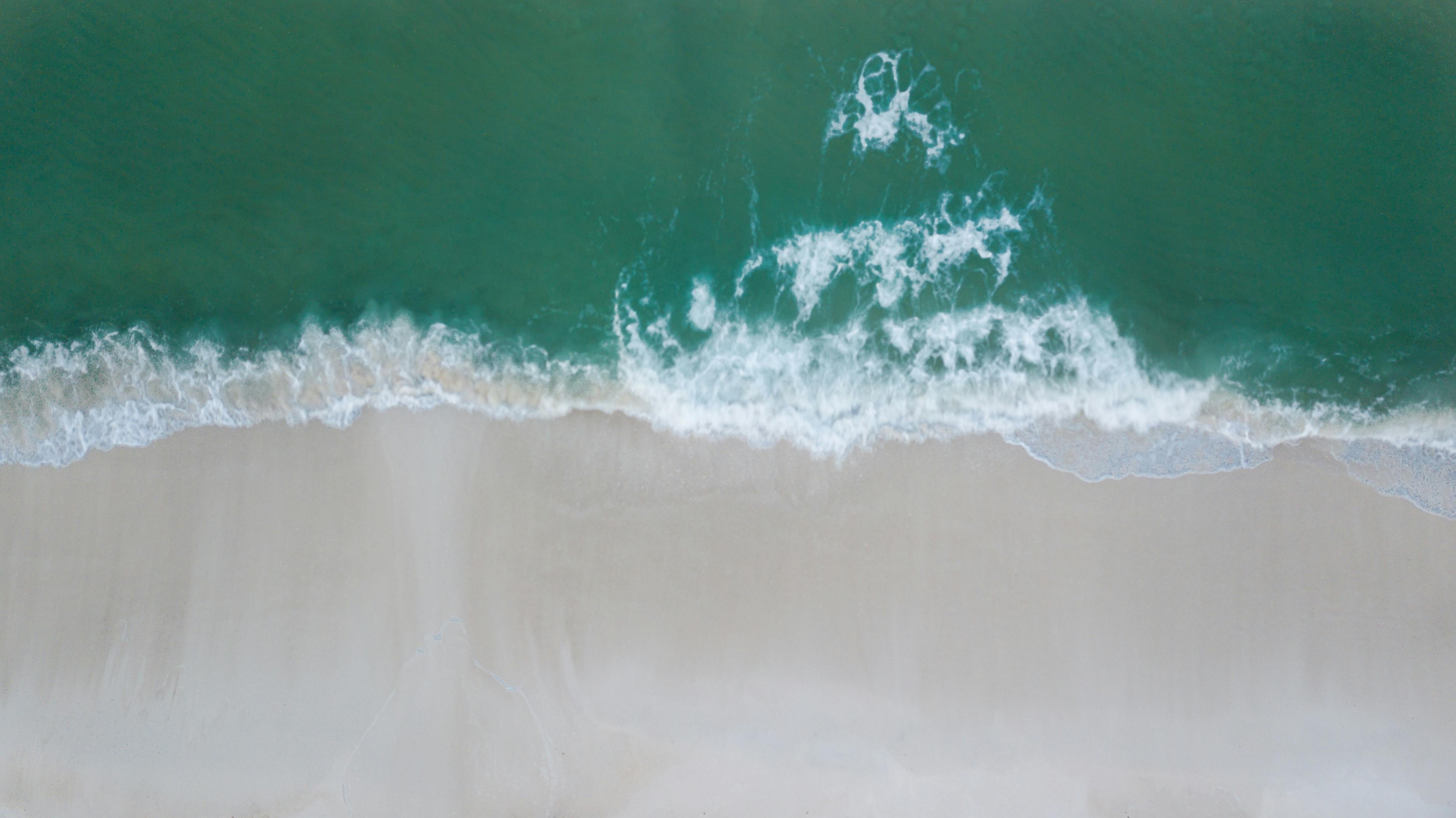 Free stock photo of aerial photography, beach, beach sand
