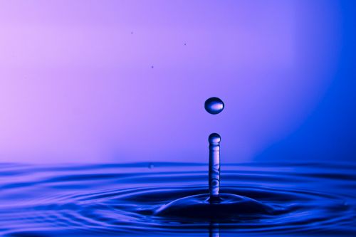 Free Water drops Stock Photo