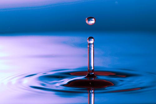 Free Water drops Stock Photo