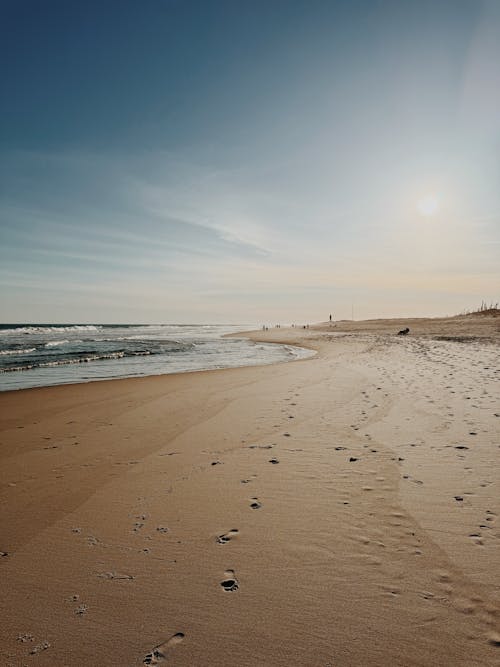 Бесплатное стоковое фото с вода, дюна, закат