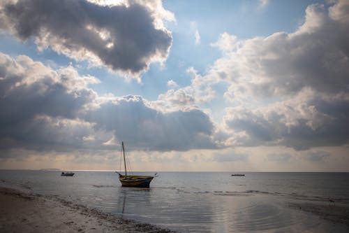 Free stock photo of blue sky, island, ocean