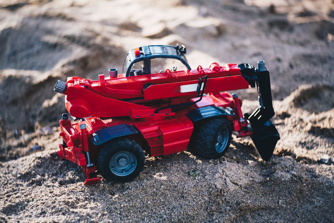Free Red and Black Monster Truck Toy Stock Photo