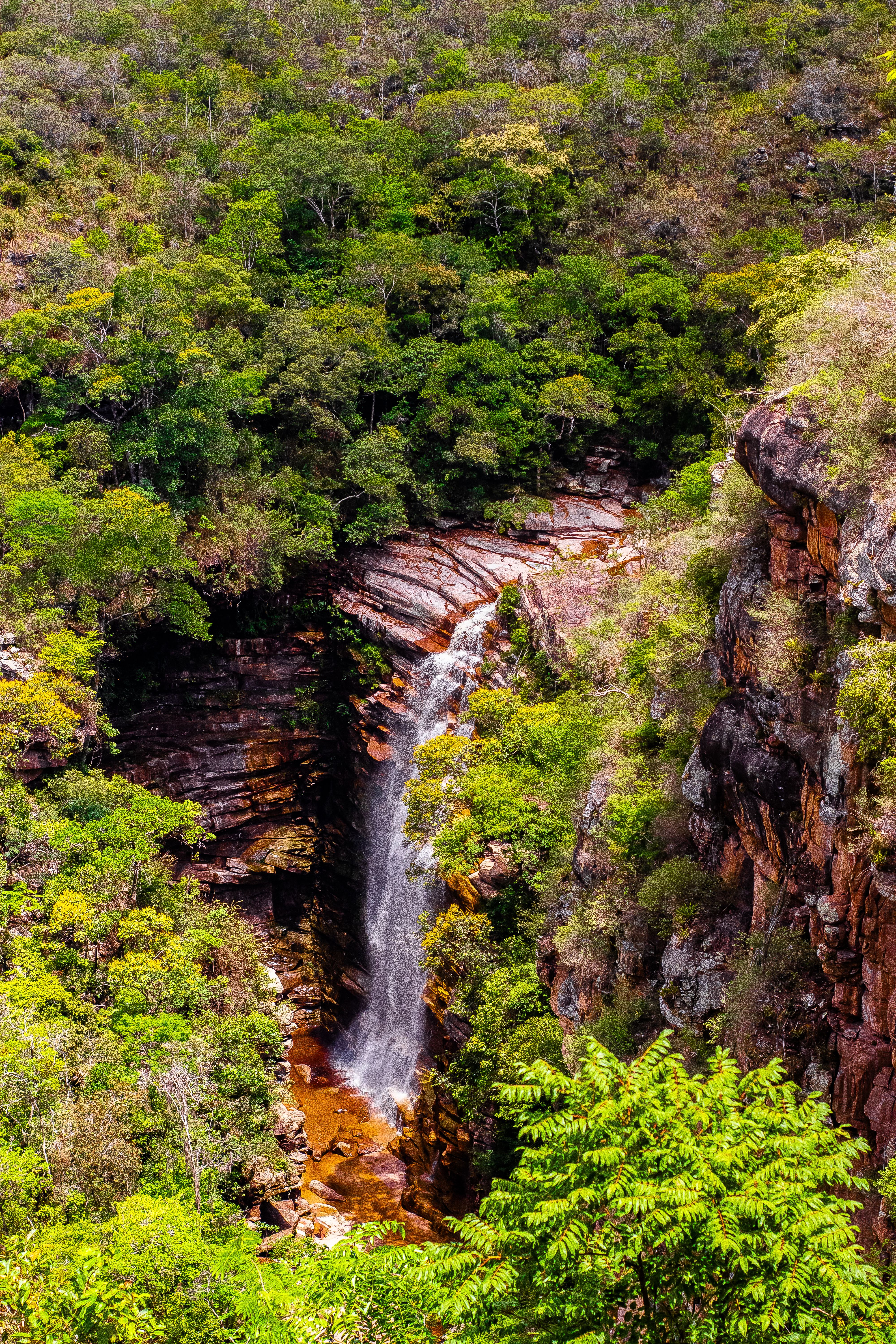 Waterfall in Chapada Diamantina National Park Brazil · Free Stock Photo