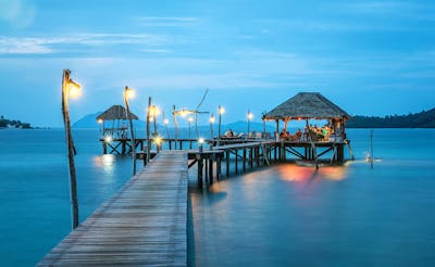 Maldives overwater bungalows