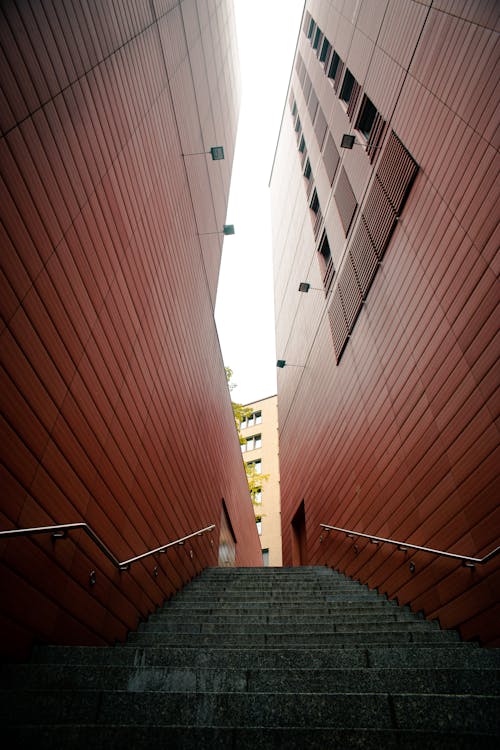 Low Angle Photo Of Concrete Stairs