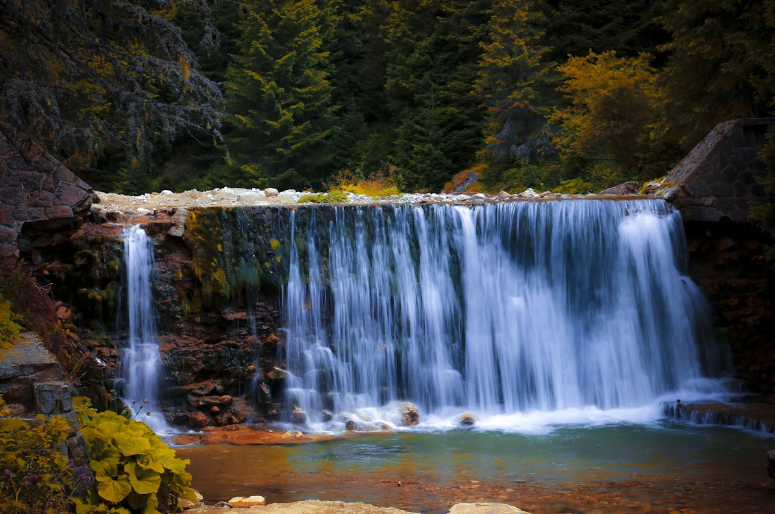 Time Lapse Photography of Waterfalls