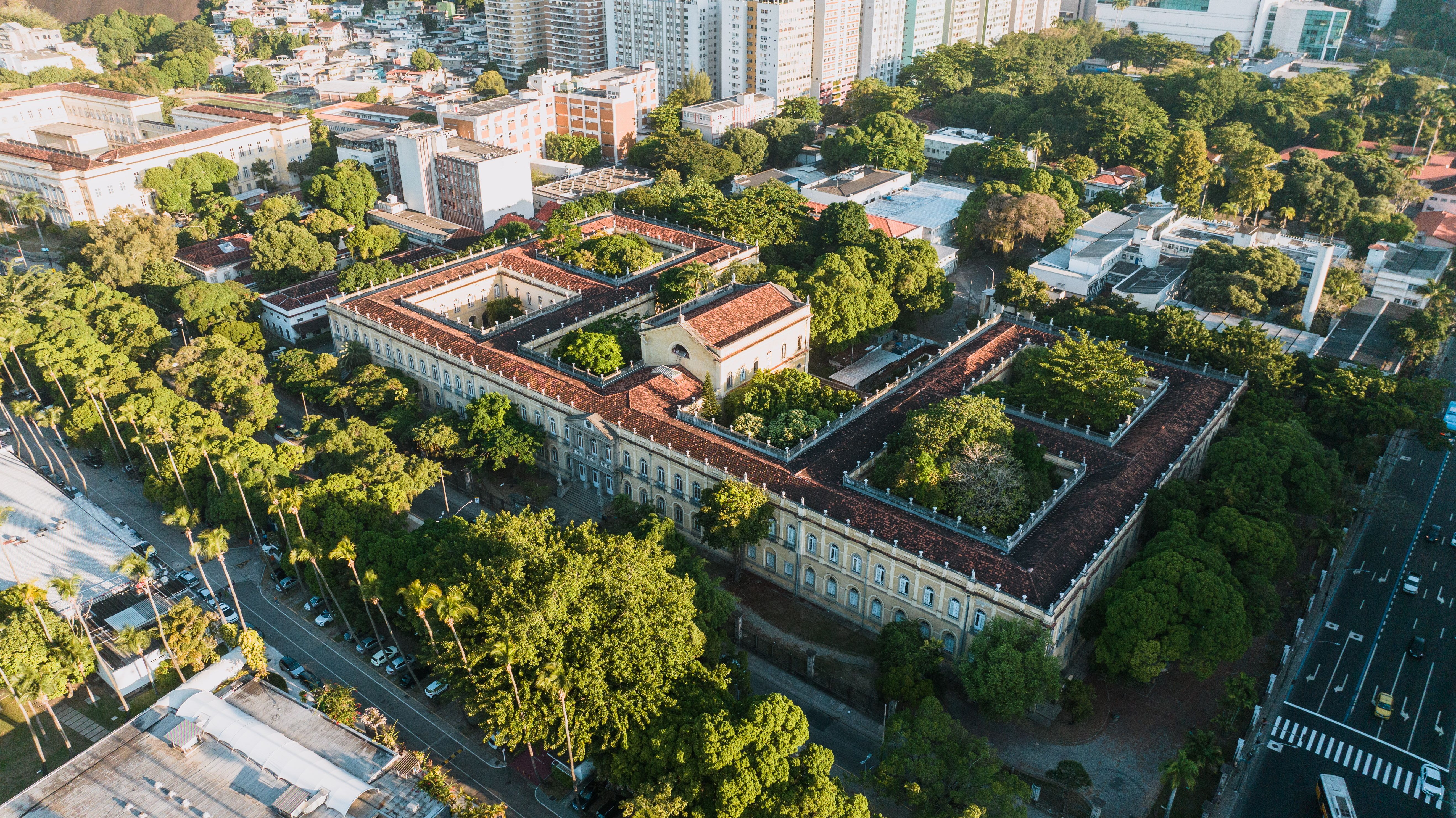 Aerial View of the Federal University of Rio de Janeiro · Free Stock Photo