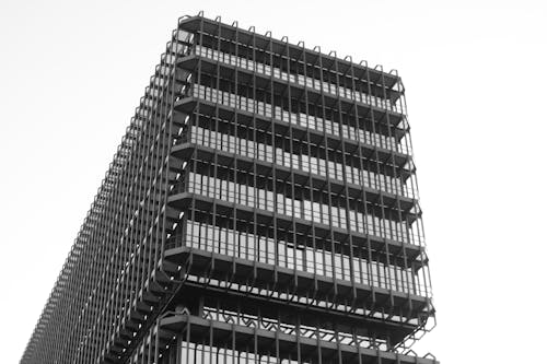 High Rise Building With Glass Panels
