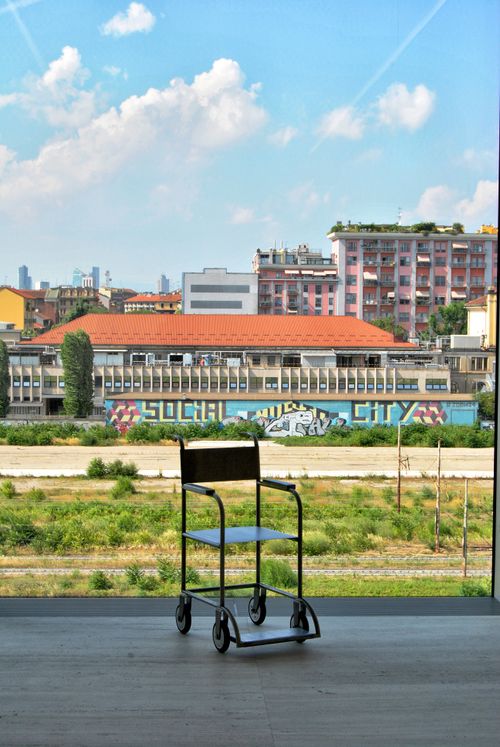 Free stock photo of chair, city, cloudy sky Stock Photo