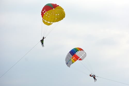 Foto profissional grátis de asa-delta, aventura, céu