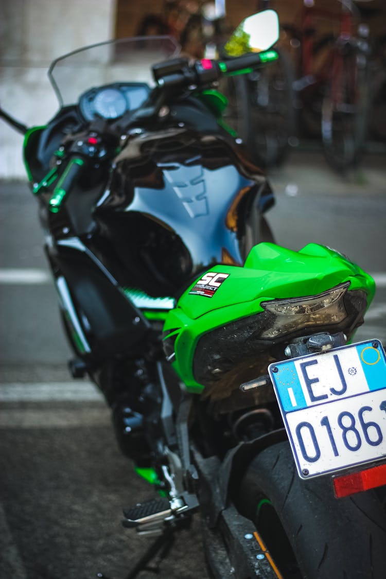 Green Kawasaki Ninja