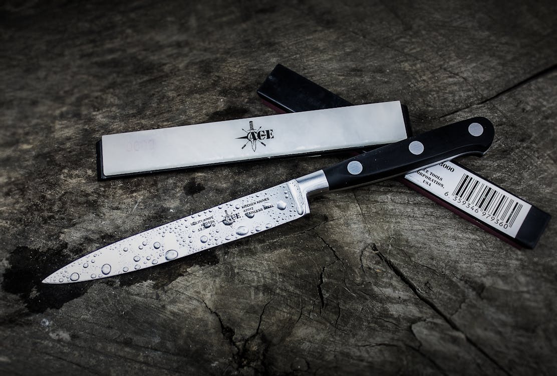 Free Black and Gray Knife With Box Stock Photo