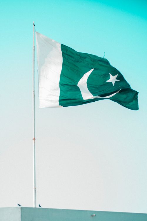 Bandera De Turquía Verde Y Blanca · Foto de stock gratuita