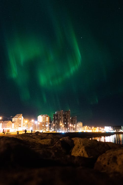 Ảnh lưu trữ miễn phí về đêm, đèn phía bắc, Iceland