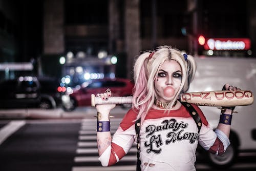 Free Harley Quinn Portrait Stock Photo