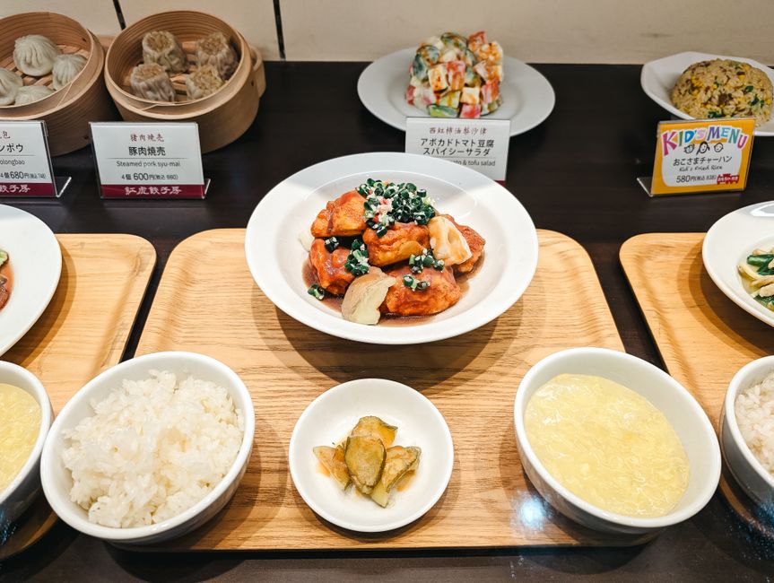 Dinner options in Kyoto