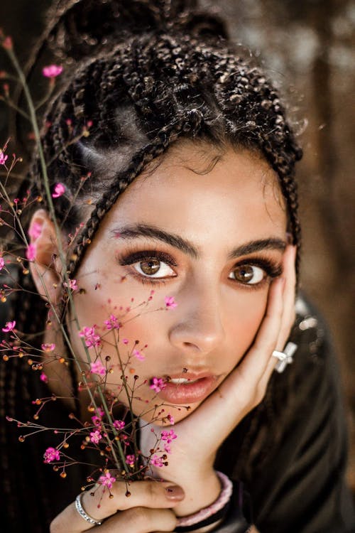 Close-Up Photo of a Woman's Face