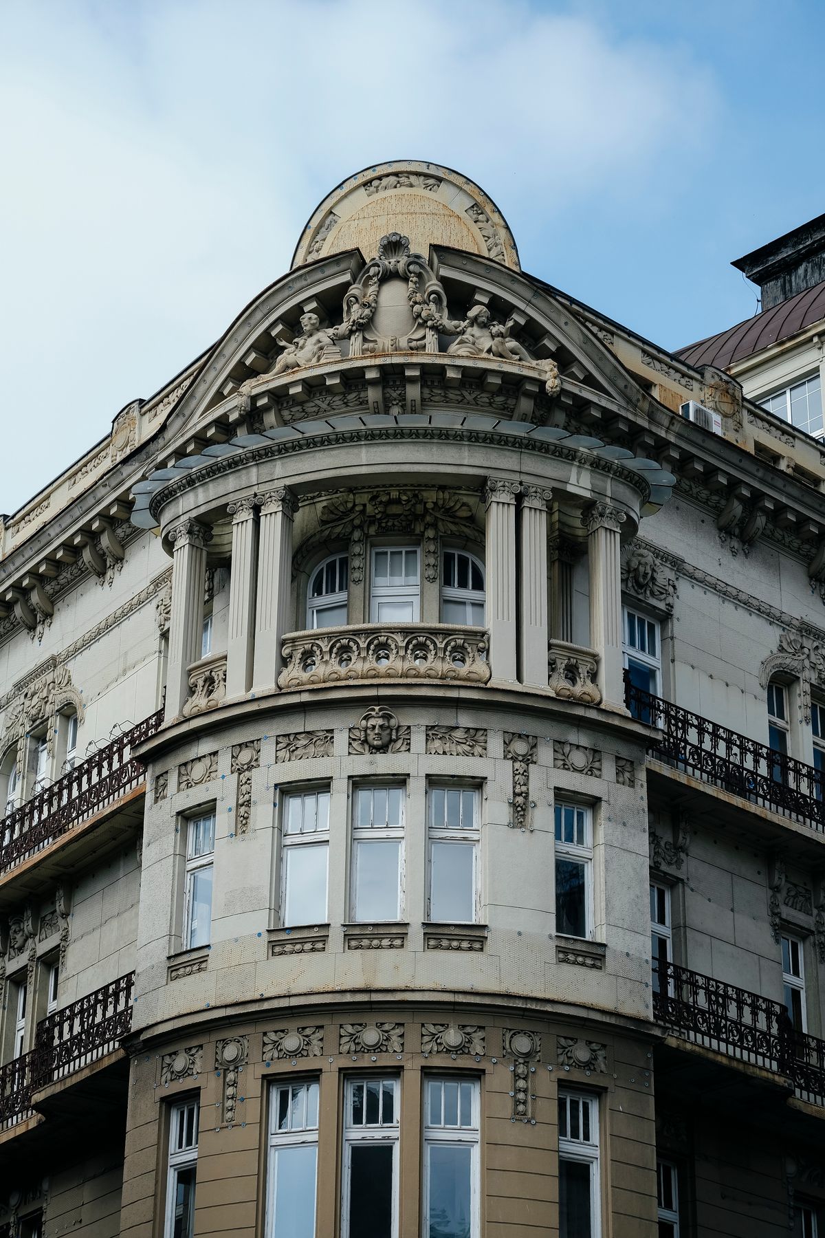 Art Nouveau architectural details in Subotica Vojvodina