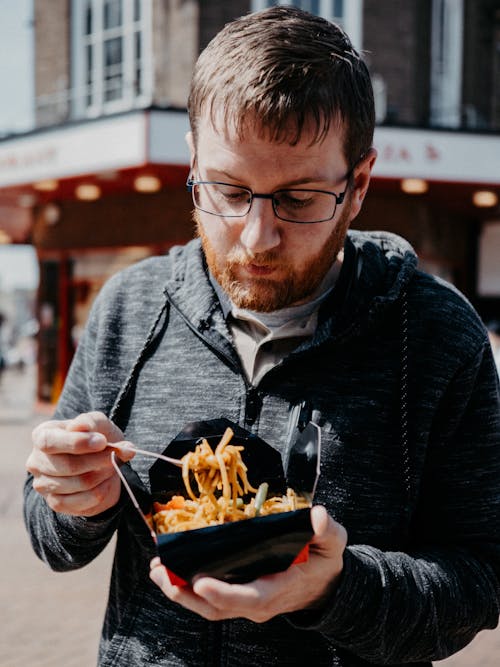 Free stock photo of eating, noodles, street food