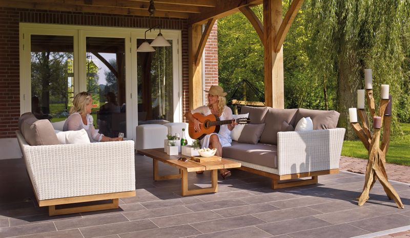 Timber deck and patio