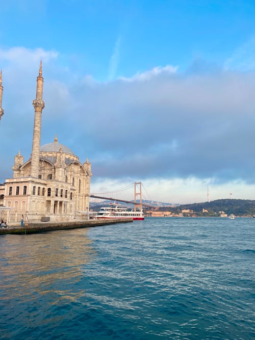 Ilmainen kuvapankkikuva tunnisteilla bosporin, ortaköyn moskeija