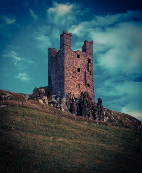 城堡, 廢墟, 日落 的 免费素材图片