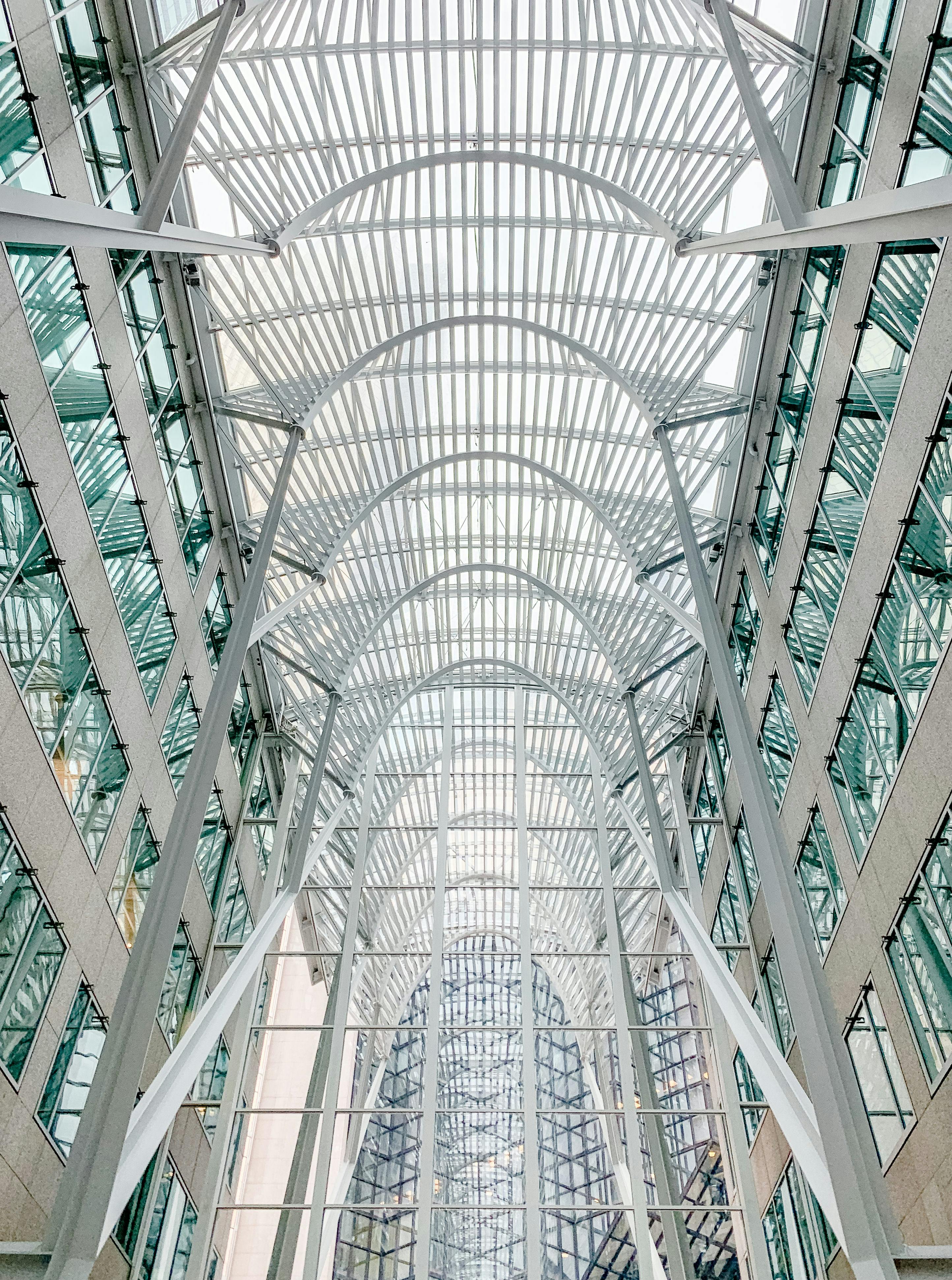 Low Angle Shot Of A Steel Building \u00b7 Free Stock Photo