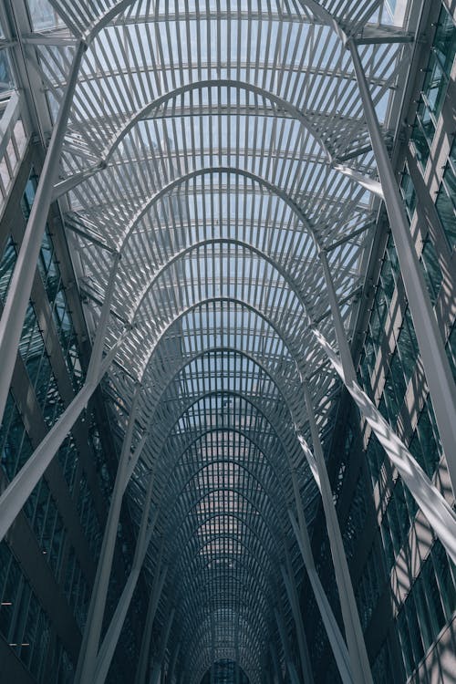 Low Angle Photography of Steel Structure