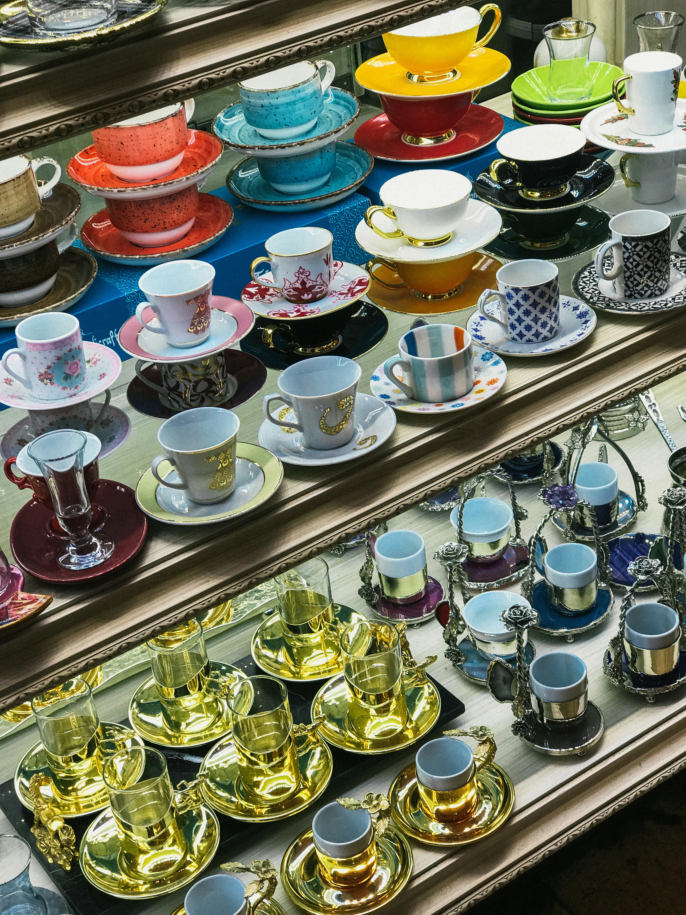 Free stock photo of tea cups