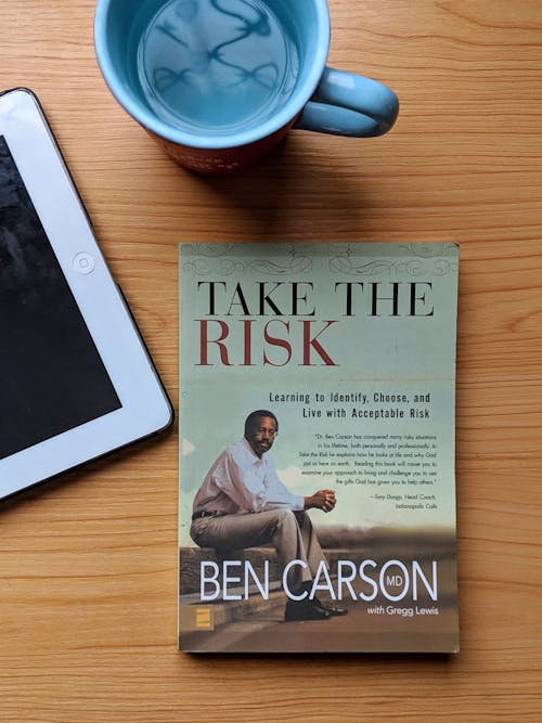Free Take the Risk Book Stock Photo