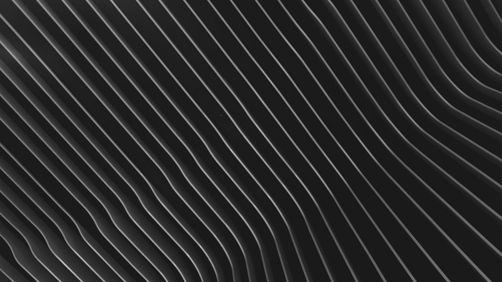 Black Wave Pattern dark MacBook wallpaper 4K