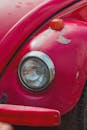 old red beetle