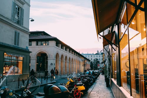 Assorted-color Motorcycles