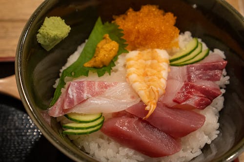 Foto profissional grátis de frutos do mar, Japão