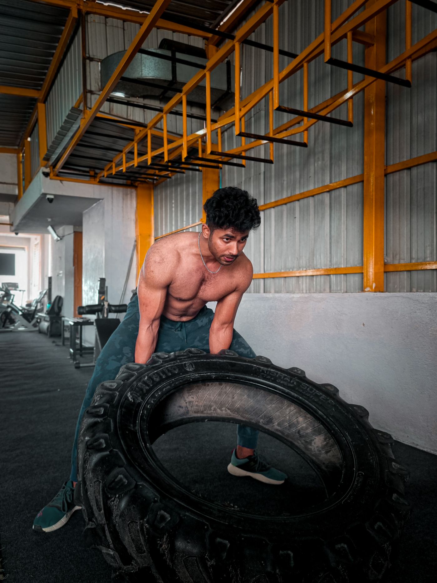 Performance training inside Muscular Mastiff Gym