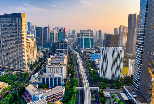 Fotografi Kota Bertingkat Tinggi