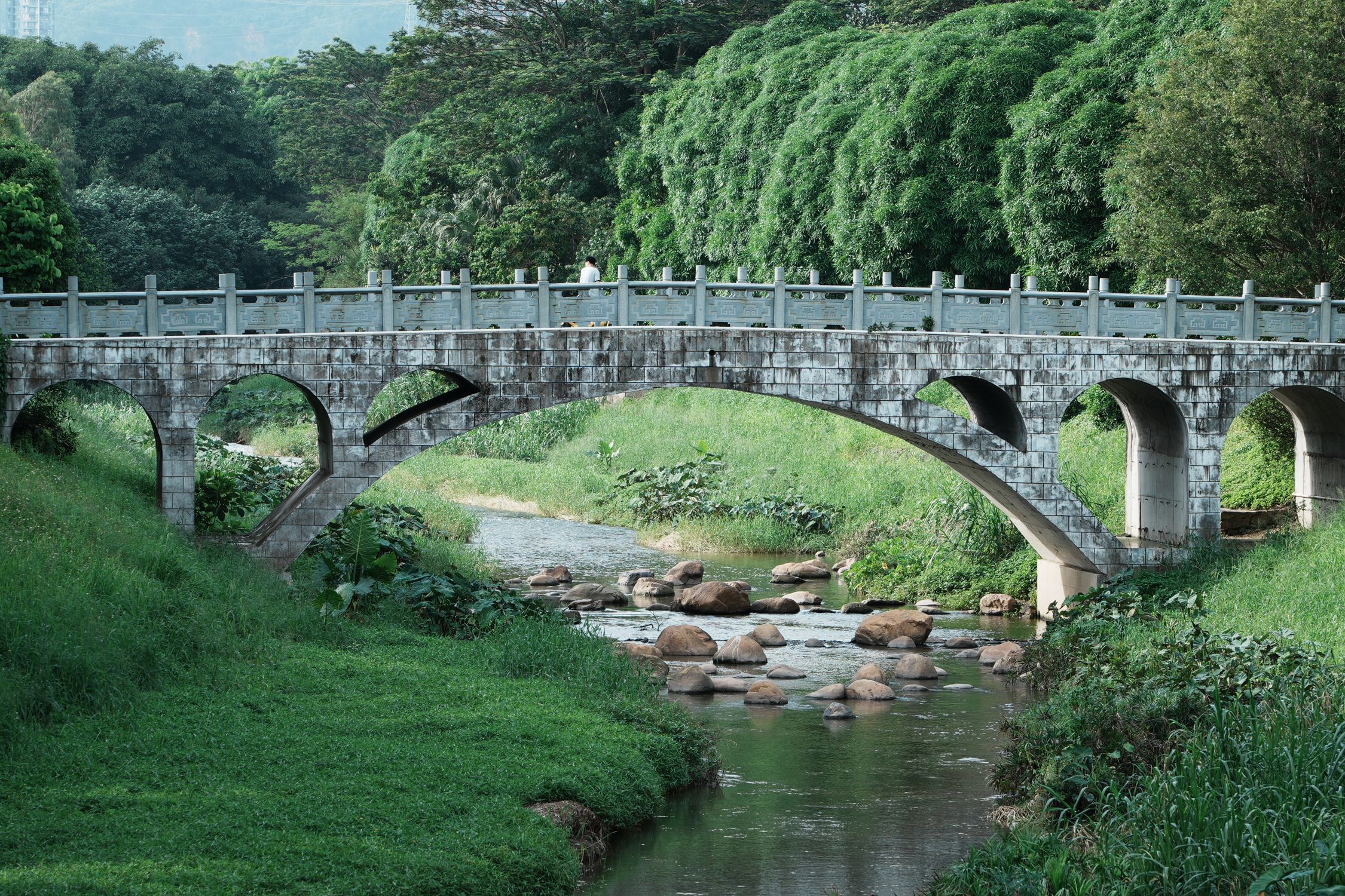 Mini Bridge Over Stream Stone Bridge over Stream · Free Stock Photo