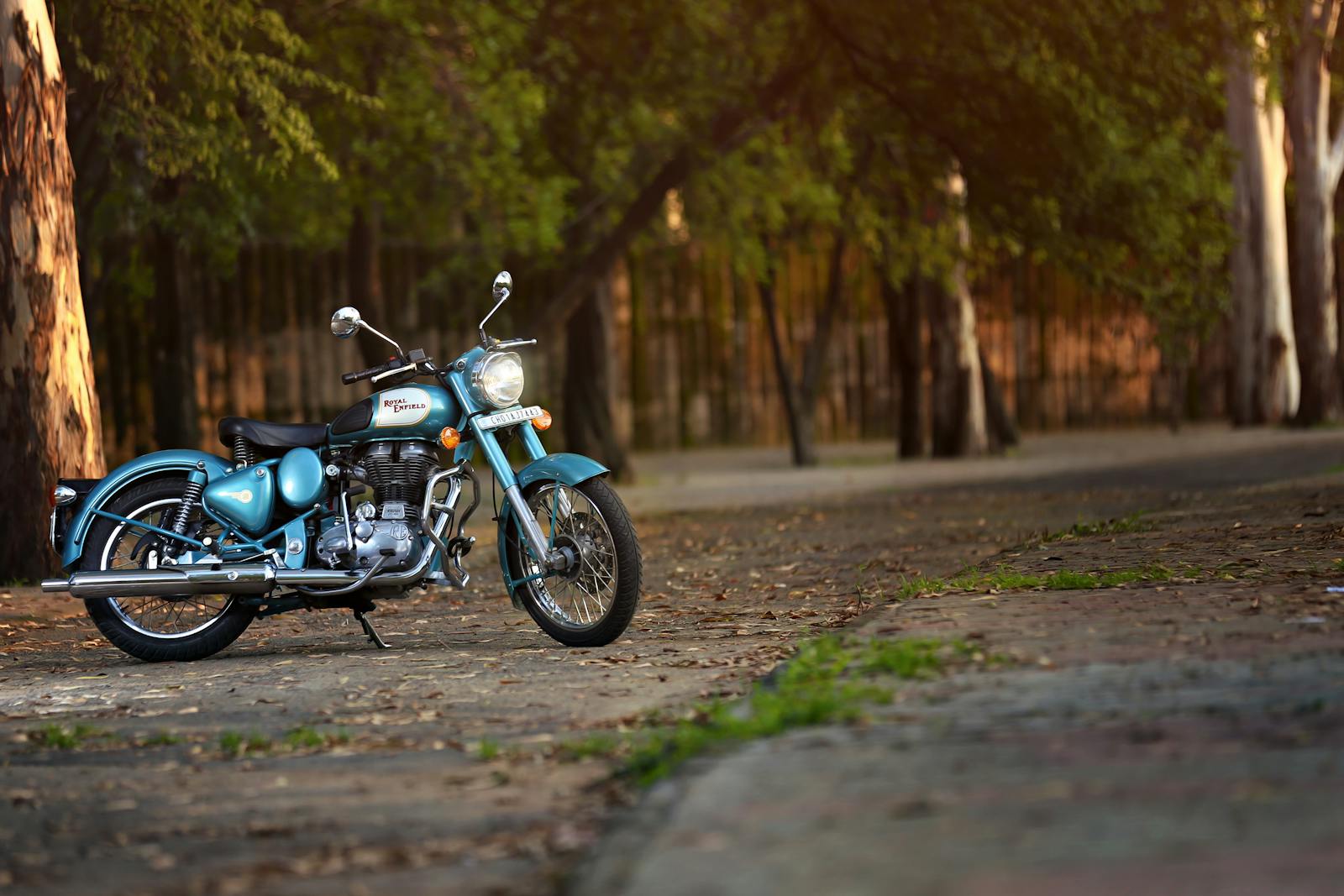 Moto sur route