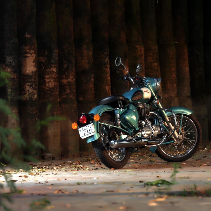 Motocicleta urbana moderna