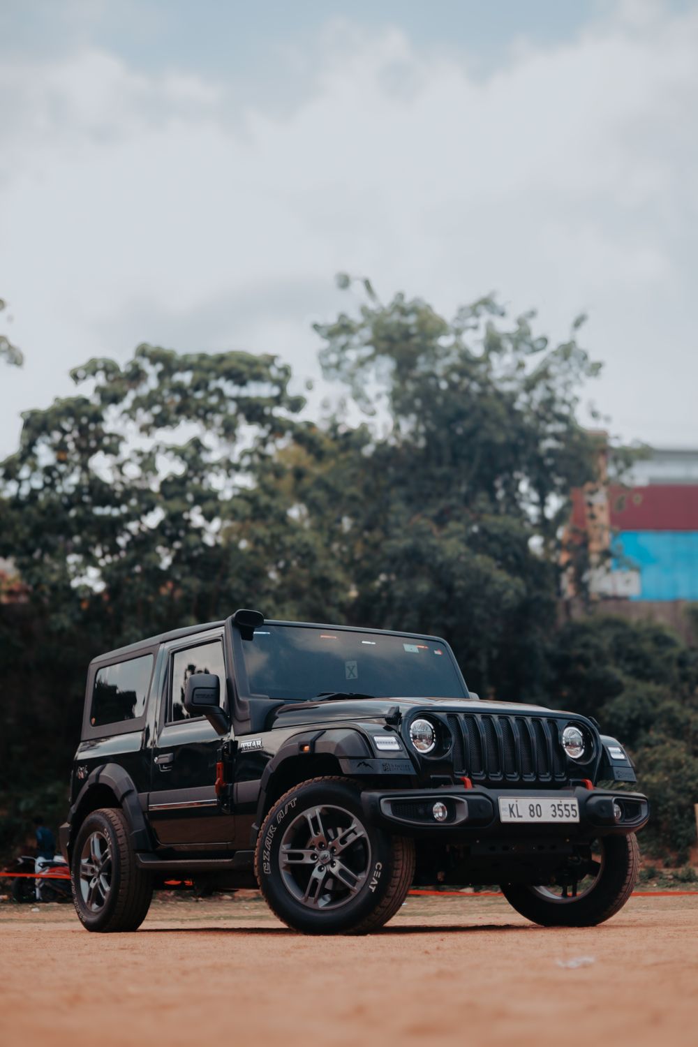 Photo Of A Black Mahindra Thar SUV Free Stock Photo photo-of-a-black-mahindra-thar-suv-free-stock-photo